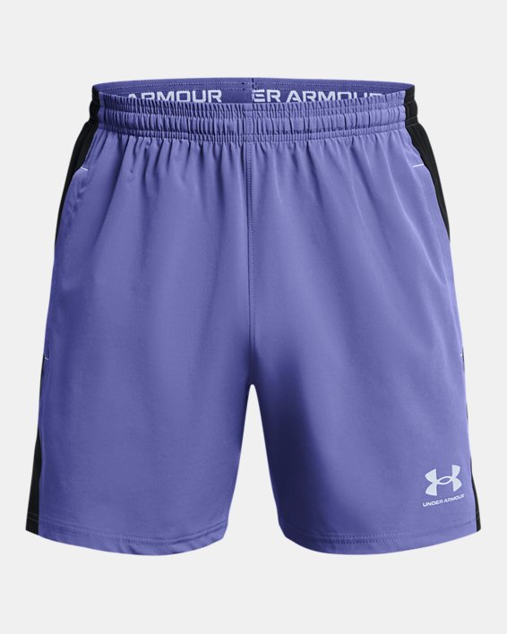 Men's UA Challenger Pro Woven Shorts, Purple, pdpMainDesktop image number 4